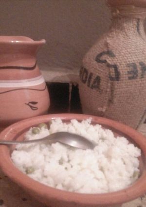 صورة لوصفة رز بالجلبانة (بازيلا)