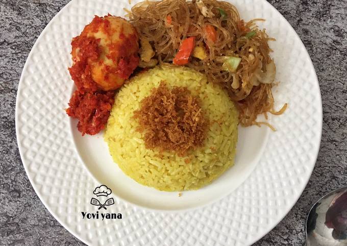 Resep Nasi Kuning Rice cooker #2, Menggugah Selera