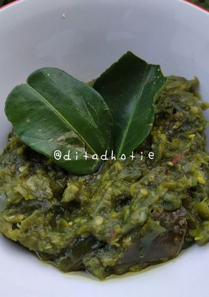 Foto resep Sambel ijo ala padang praktis pedas👍