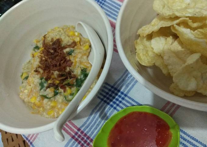 Bagaimana Menyiapkan Tinutuan ala quaker (oat) bubur manado yang Enak Banget