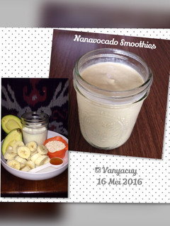 Foto resep Banana Avocado Oat Smoothie