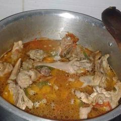 A picture of Kuku stew/ Chicken stew.