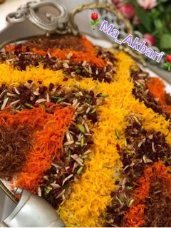 عکسی از دستور مرصع پلو