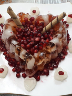 عکسی از دستور ژله خرده شیشه