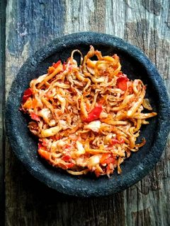 Foto resep Sambel bawang jamur tiram 🤤