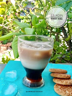 Foto resep Es Kopi Biskuit Roma