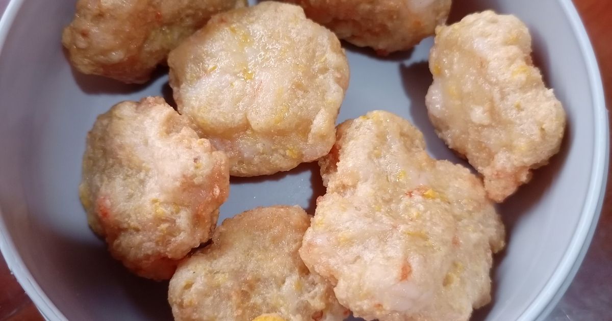 H353. Perkedel Udang Tahu (17 month+)