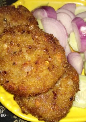क्रिस्पी वेज टिक्की रेसिपी मुख्य फोटो