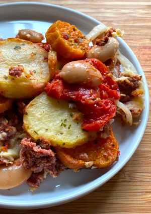 A picture of Paddy's Bully Beef Hash.