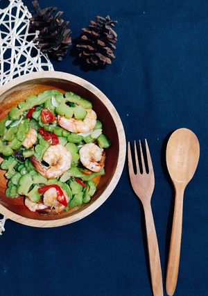 Foto resep Pare cah Udang