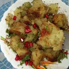 A picture of Sweet Potato Chaat.