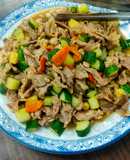 小黃瓜炒肉片