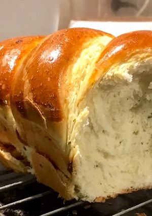 Una foto de Pan de cebolla (pan casero)