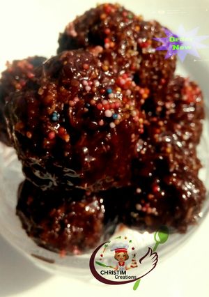 A picture of Glace coconut candy.