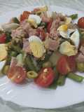 Ensalada de patata con judías verdes