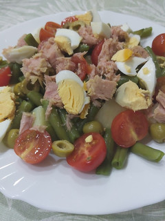 Una foto de Ensalada de patata con judías verdes