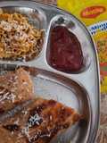 Veg cheezy maggi franky