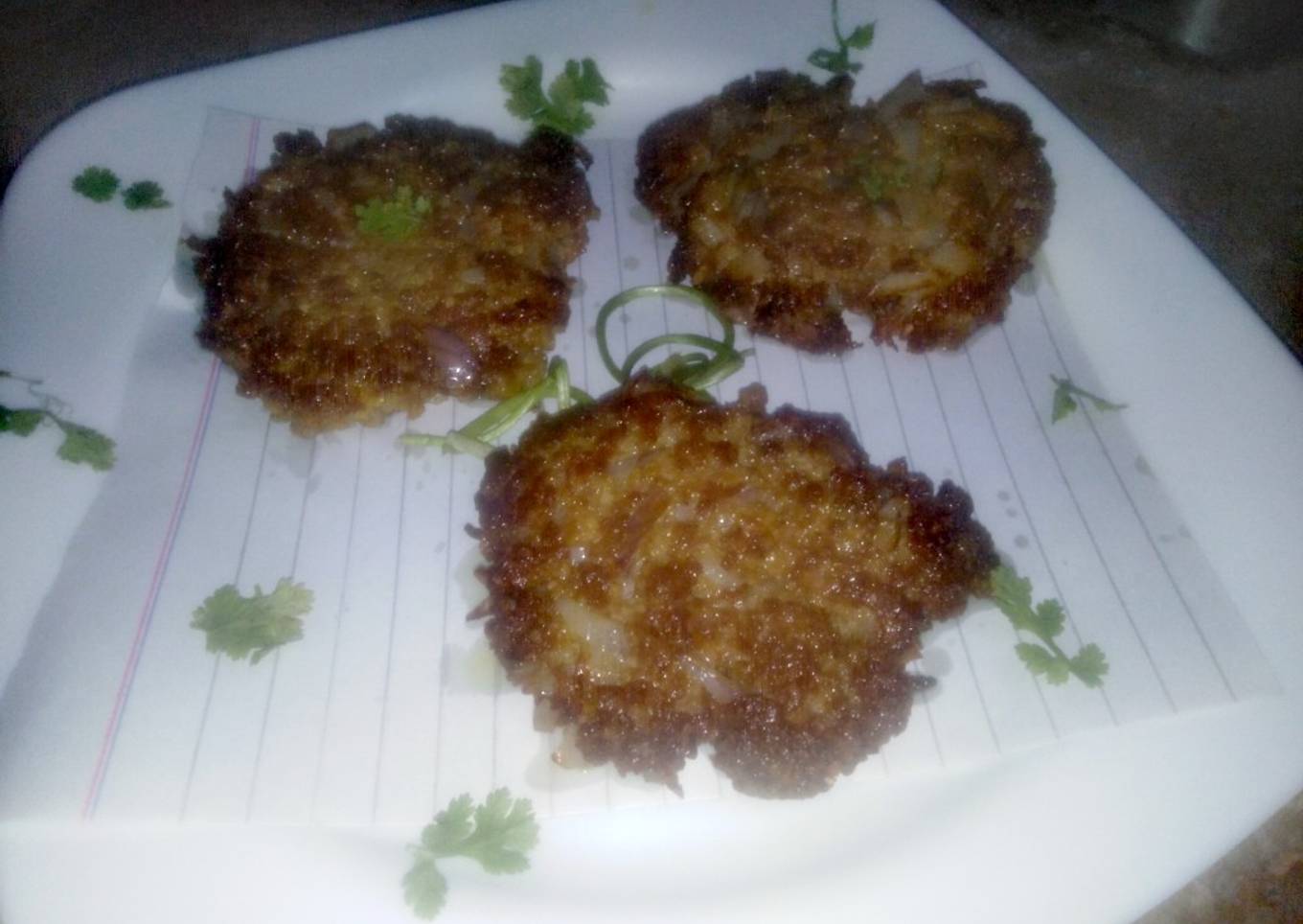 Bread Vegetable kabab