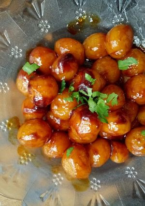 Foto resep Cilok bumbu kecap pedas
