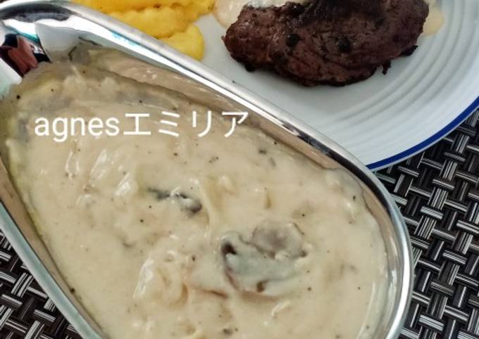 Mushroom Sauce for Steak