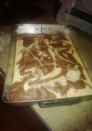 Una foto de Bizcochuelo marmolado