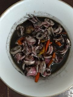 Foto resep Cumi masak tinta