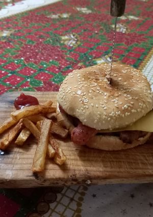 Una foto de Hamburguesas