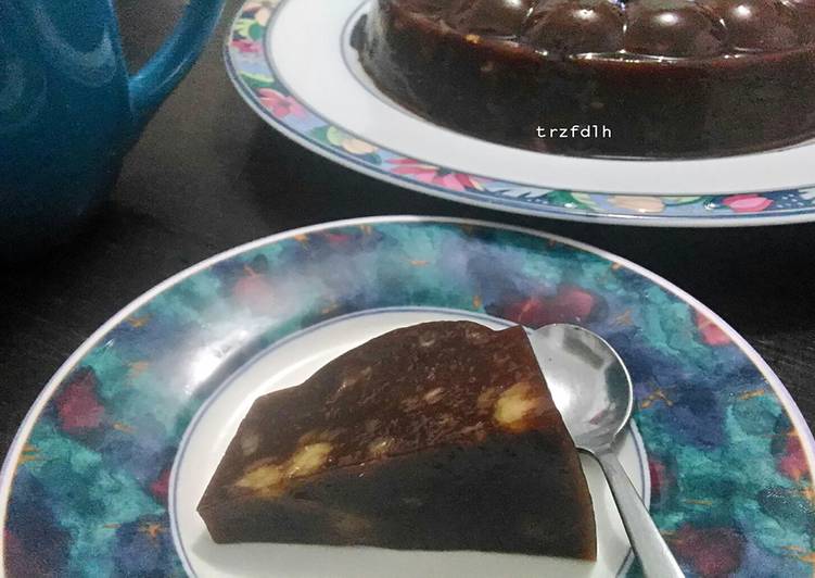 Puding Cokelat Pisang