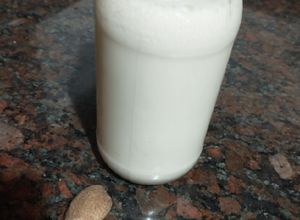 Una foto de 1 litro de Leche de almendras