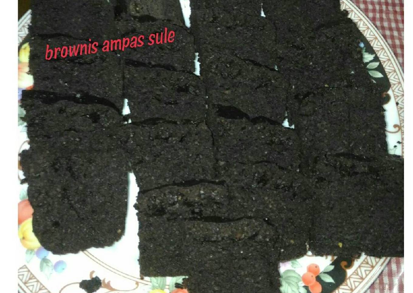 Brownis ampas sule