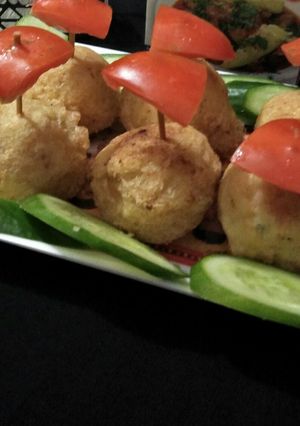 A picture of Cheese balls #CookpadApp.