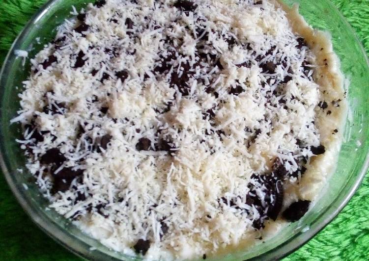 Cake puding oreo