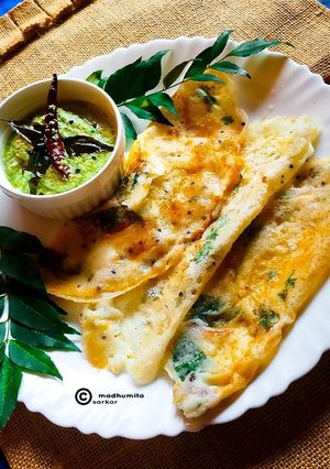 A picture of Rava dosa.