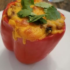 A picture of Mexi Stuffed Peppers.