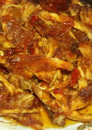 Foto resep Ayam suwir pedas simple