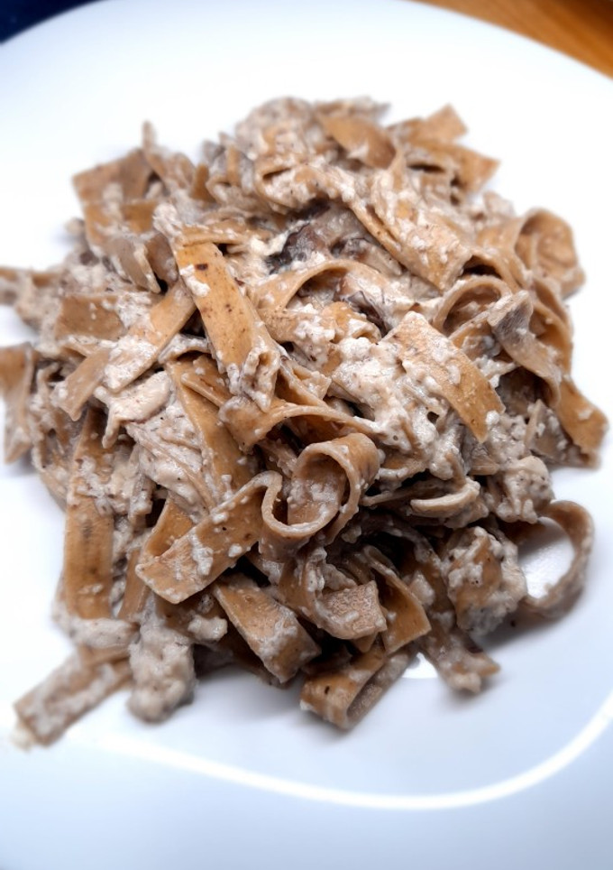 Una foto de Tagliatelle de boletus