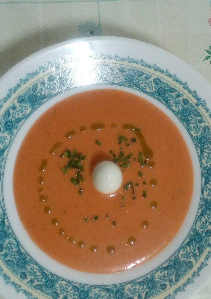 Una foto de Sopa de tomate