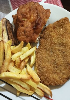 Una foto de Milanesa de carre de cerdo, semana de la milanesa