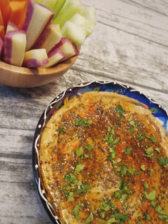 Una foto de Hummus de lentejas