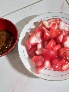 Foto resep 48. Lotis Buah Bengkoang Nanas Jambu Air Pepaya Mangga Lotisan
