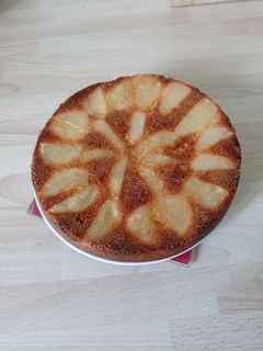 Une photo de Gâteau renversé aux poires