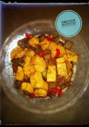 Foto resep Tumis Kulit Sapi (Cecek) dan Putih Telur
