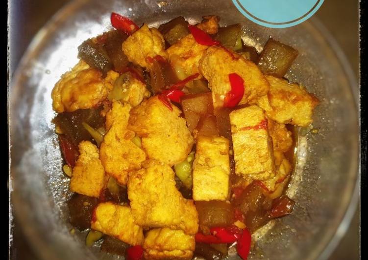 Tumis Kulit Sapi (Cecek) dan Putih Telur