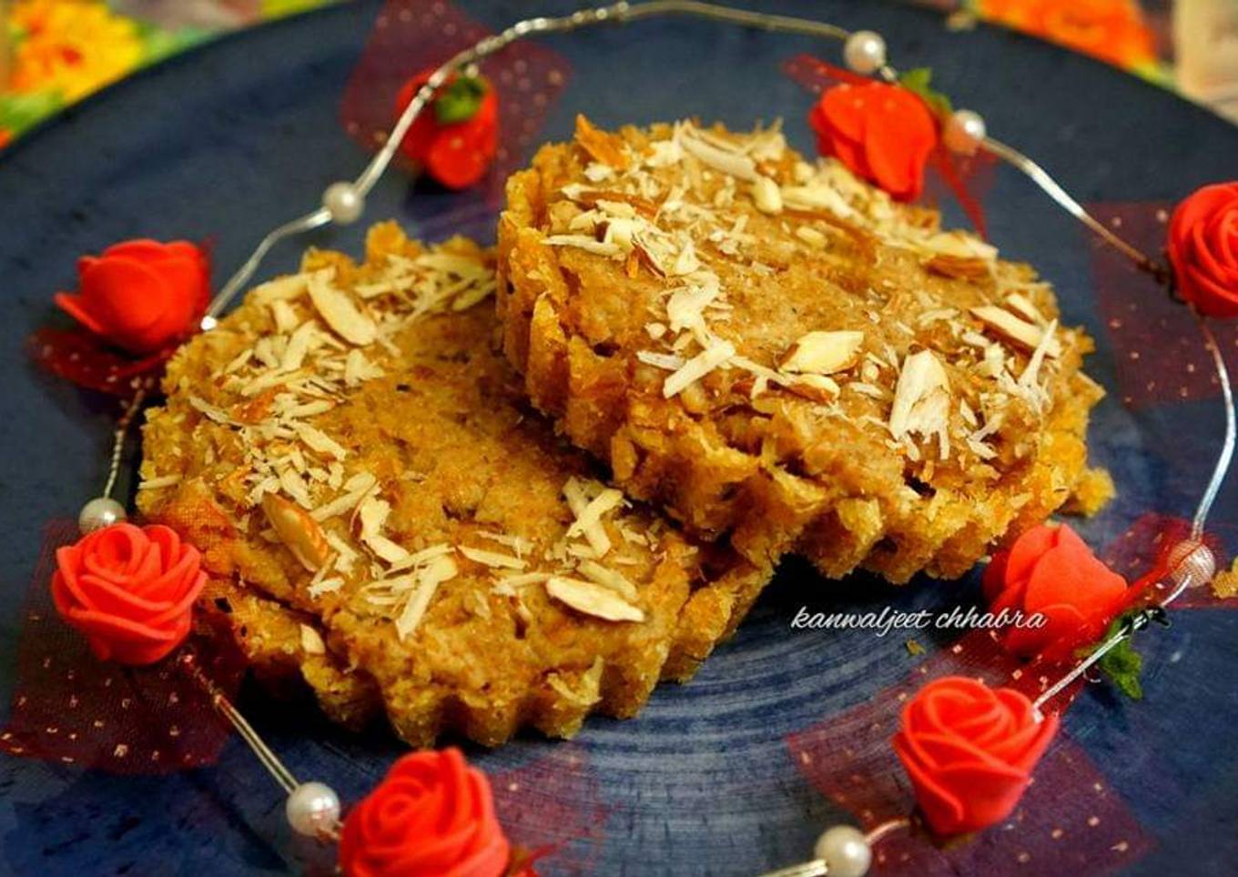 Coconut almond mefroukeh (labenese dessert)