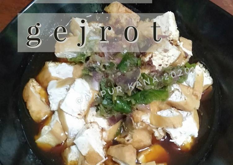 Resep Tahu Gejrot, Lezat