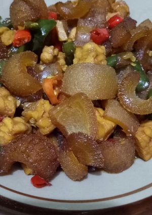 Foto resep Kikil Dan Tempe Manis Pedas