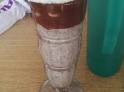 Una foto de batido de avellanas