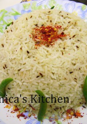 A picture of Jeera Rice.