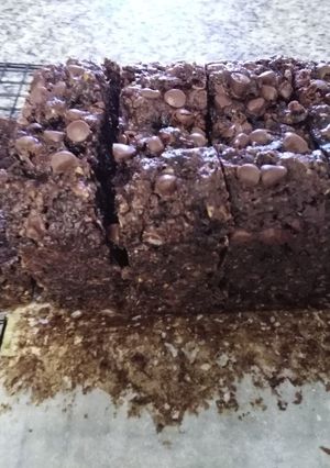 รูปของ Whole wheat Chocolate Banana Bread ❌sugar&egg | ขนมปังโฮลวีทกลัวยหอมช็อกโกแลต ❌น้ำตาล ❌เนย ❌ไข่