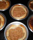 Tarteletas con pasta de maní